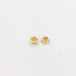 Occhiello tondo oro 5 mm