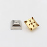 Rivetto piramide ferro 25 mm