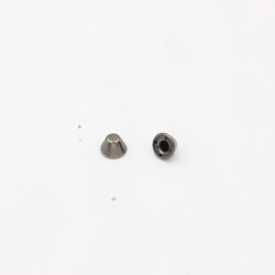 Iron truncated cone rivet 9x6 mm