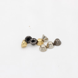 Iron truncated cone rivet 9x6 mm