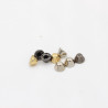 Iron truncated cone rivet 9x6 mm