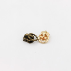 Zipper slider with ring metal 5