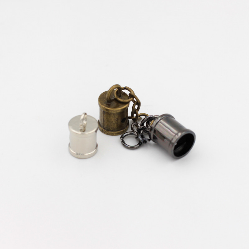 Bud holder zamak with chain and ring
