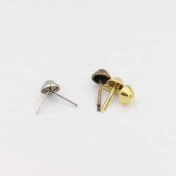 Bag feet with wings metal 12 mm